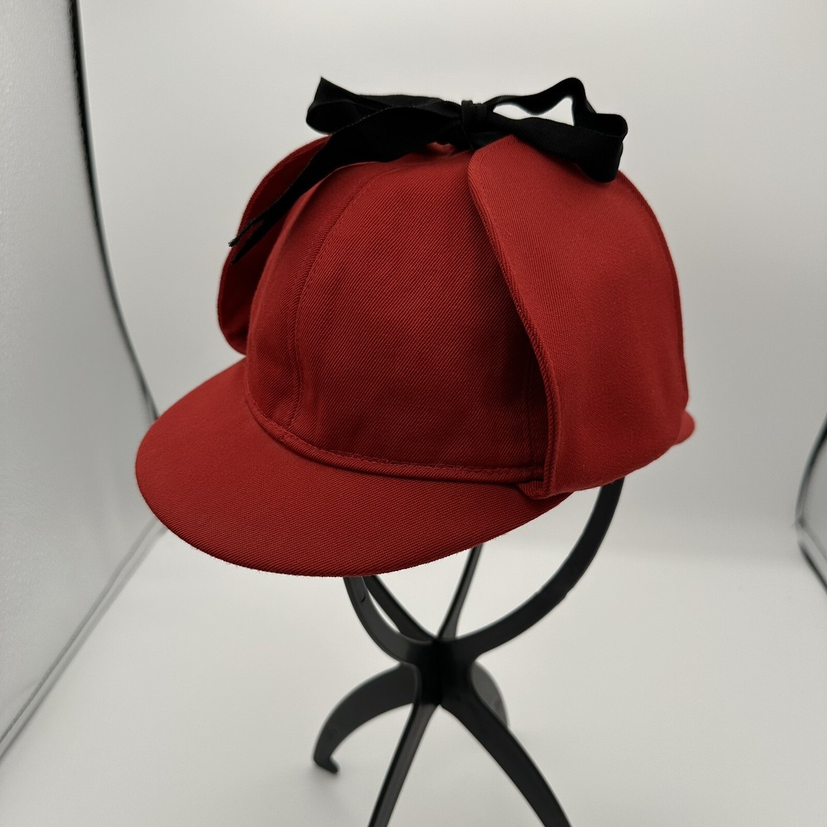 Lock & Co Womens Deerstalker Hat Size XS (estimated) Red | eBay