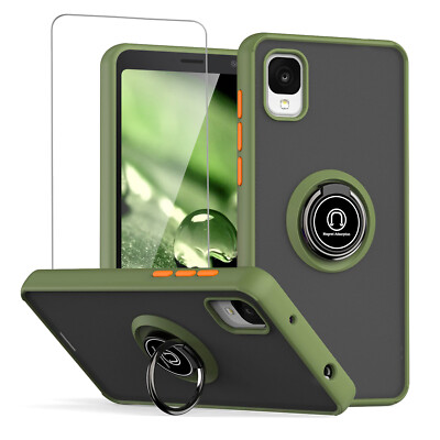 PHONE CARE - Armatura Trasparente 3x1 Mazzo Trasparente Film Di Vetro Temperato 5d Copertura Completa Supporto Magnetico Di Auto Rinforzate 3143694152024