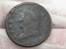 1810 Classic Head Large Cent - Bent, Weak.  #45