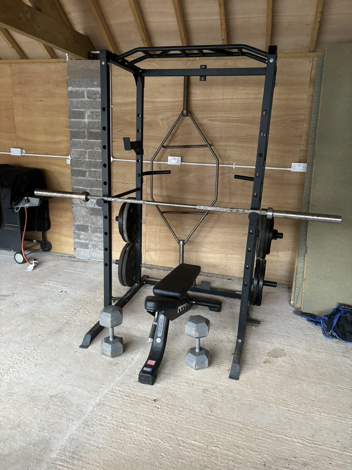 weight lifting bench and weights used eBay