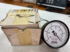 👀 NEW ANVER -15 TO 0 PSI & -30 TO 0 in. Hg VACUUM LOSS SENSOR GAUGE VLS-G