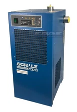 SCHULZ 125 CFM REFRIGERATED COMPRESSED AIR DRYER, 25HP & 30HP COMPRESSORS, 115V