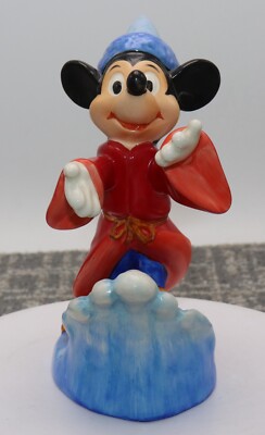 Goebel Sorcerer s Apprentice Fantasia Mickey Mouse Disney 17 215 12 Signed No Bo