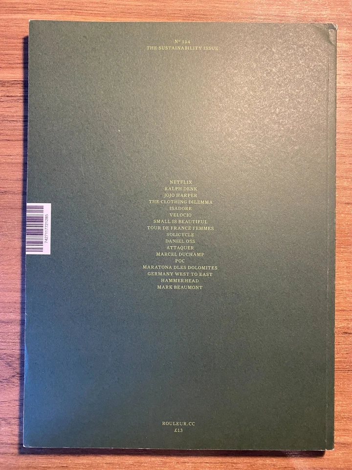 Rouleur Issue #114 The Sustainability Issue 2022 Cycling Culture NM - Image 2 of 2