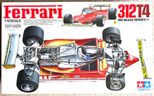 TAMIYA 1/12 FERRARI 312T4 F1 kit modellino auto da corsa plastica serie grande scala n.23