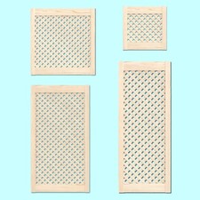 Solid Pine Lattice Cabinet Door || Wooden Furniture Front || Ventilated Panel