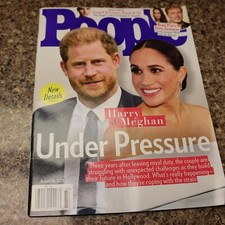 PEOPLE MAGAZINE-AUGUST 14, 2023-HARRY & MEGHAN-UNDER PRESSURE-BRAND NEW