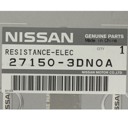 OEM 20112017 Nissan Hvac Blower Motor Resistor Cube Juke NEW 27150
