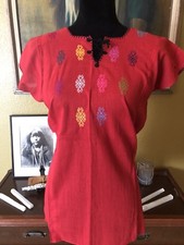 Beautiful Hand embroidery blouse huipil