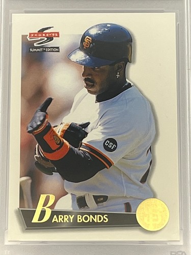 1995 Score Summit Card #9 Barry Bonds San Francisco Giants PSA NEAR MINT 8 - Picture 10 of 16