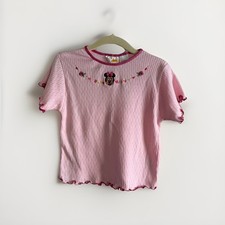 Vintage Disney Babies Minnie Mouse Shirt Toddler Girls Size 18mo New With Tags