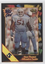 1991 Wild Card Draft 5 Stripe Stan Thomas #70 Rookie RC 07rd. rookie card picture