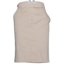 Comma, Bleistiftrock, Größe: 34, Beige, Baumwolle/Elasthan/Polyamid, Damen #Uxx