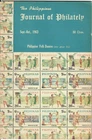 (BK37) PHILIPPINES - JOURNAL OF PHILATELY. VOLUME XIV. NO 1. SEP-OCT 1963