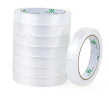 Rolls Clear Tape Refills for Dispenser, Transparent Gift 3/4 inch x 60yds 8