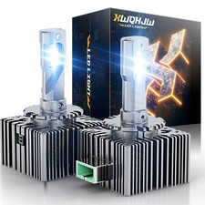 D3s D3r Xenon White Led Headlight Bulbs 1000000lm 10000w Hid Upgraded Kit Combo