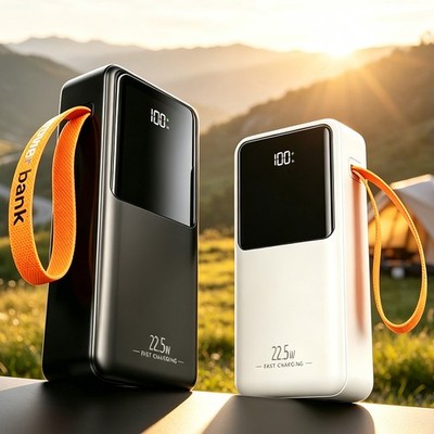 Power Bank 70000mAh Built in Cables 22.5W Fast Charging Essential Battery Pack