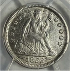 1853 10C Liberty Seated Dime Arrows PCGS Genuine XF Detail Corrosion Removed