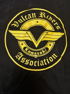 Vtg Kawasaki Vulcan Riders Shirt Adult Size 2XL Short Sleeve Motorcycle Y2K Tee