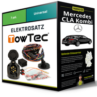 Elektrosatz 7-Pol Universell FüR Mercedes Cla Kombi 09.2019-Jetzt Neu