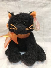 MWMT MOONLIGHT THE HALLOWEEN BLACK CAT TY BEANIE BABY HARD HANG TAG COVER 2005