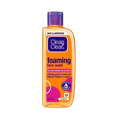 Clean & Clear Foaming Face Wash For Oily Skin, 150ml | free shipping