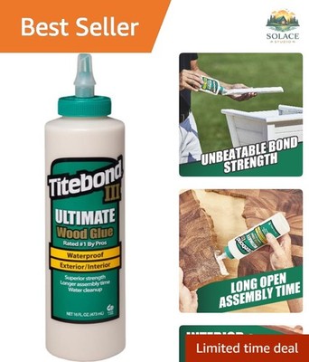 III Ultimate Wood Glue, 16-Ounces