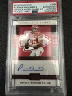 2019 Panini One Football #199 Patrick Mahomes White Box Auto 1/1