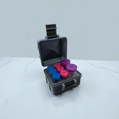 PEPTIDE STORAGE CASE FRIDGE AND FREEZER SAFE. 3ml Vial And 5ml Vial