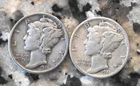 Mercury Dimes, 1941 & 1941D -2 Coins Total