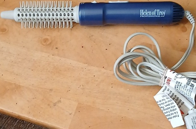 #ad Helen of Troy Curling Brush 3 4 in Blue Cool Tip Model 6074 Electric 260W $30.74