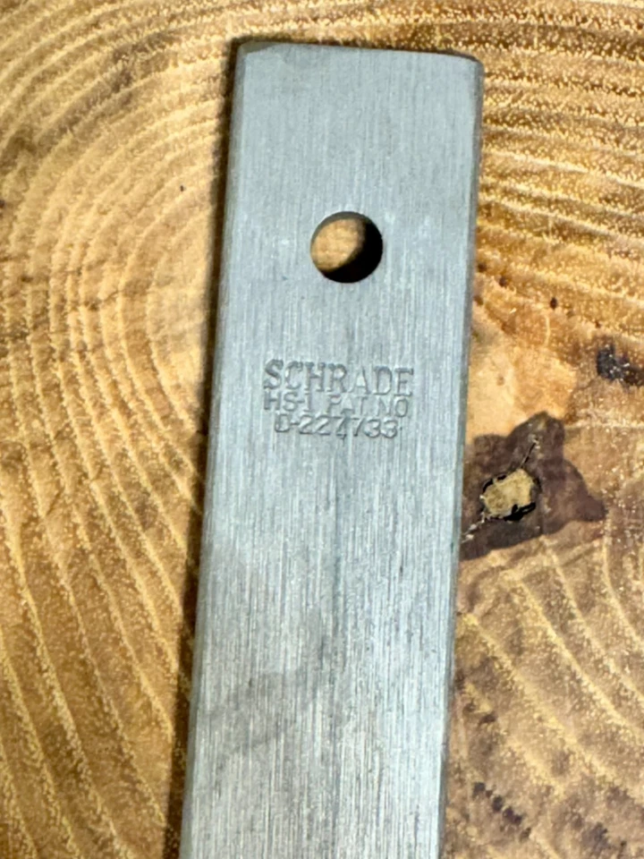 Acero afilador Schrade Old Timer HS1 acero con funda de cuero - Hecho en EE. UU. Foto 3 de 4