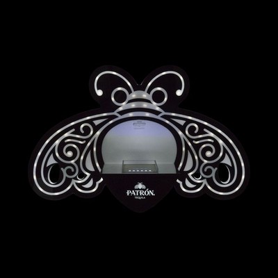 Patron Tequila Glorifier LED Biene Gran Lighted Bottle Display Leuchtreklame