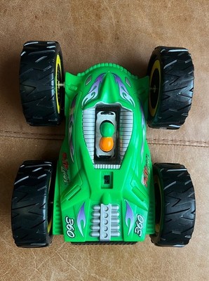 Vintage Lanard Toys Ltd 1999 FLIP LASH 360 Rennwagen - voll funktionsfähig (siehe Video)
