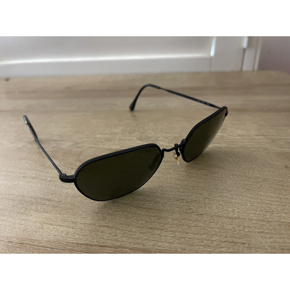 Auténtico De Colección Giorgio Armani 619 706 Grande 140 con Lentes 100% Verde UV Años 90 Usado en Excelente Condición Foto 2 de 4