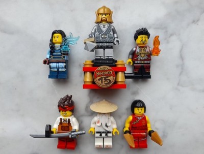 LEGO NInjago Figuren 71858 Four Weapons Blacksmith Ray Maya Master of Earth Wu