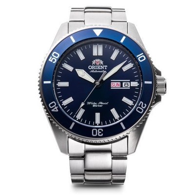 Orient RN-AA0007L Sports Diver Style Mechanical Watch Men s 20ATM Steel