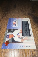 2005 Upper Deck USA Baseball - National Team Alumni Signatures Mike Rouse #RO...