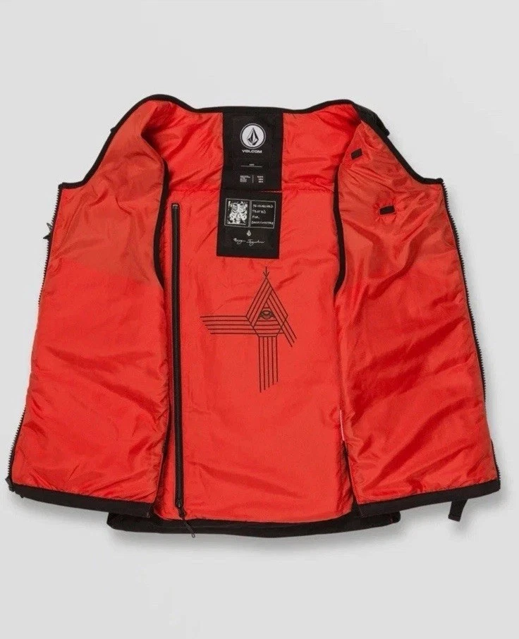 Volcom Iguchi Slack Vest 2024 Snowboard Snow Black Men’s Size Medium - Image 2 of 4