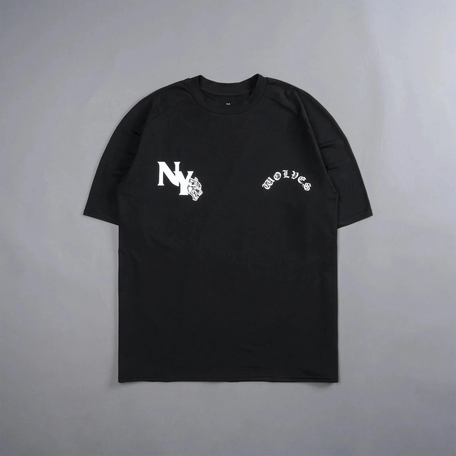 Men's Short Sleeved Round Neck Printed Oversized Cotton T-shirt Sports Casual - Picture 3 of 9