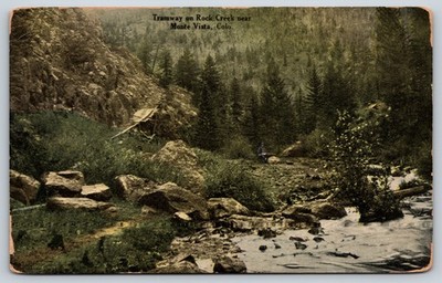 Postcard Tramway At Rock Creek Near Monte Vista Colorado Y3