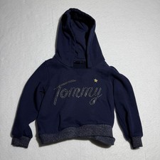 Tommy Hilfiger Blue Hoodie 3T Bedazzled