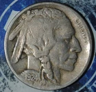 1924  Buffalo Nickel  {{{ 1A38