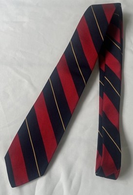 Robert Talbott Mens Tie Repp Striped Red Gold Blue By Oxford Shop In Nashville