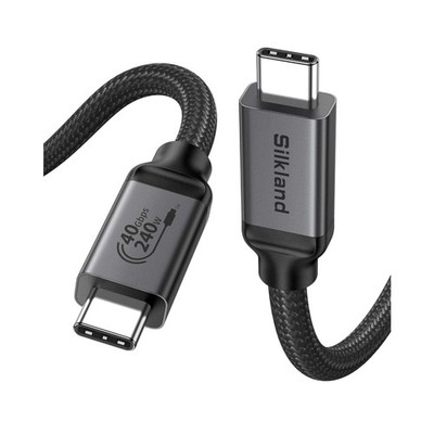 40Gbps für Thunderbolt 4 Kabel 2m, USB C Kabel PD3.1 240W 48V/5A, 8K60Hz 4K12...