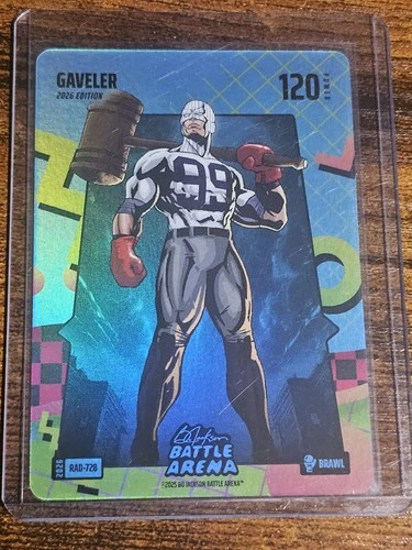 2026 Bo Jackson Battle Arena GAVELER Aaron Judge 80's Rad Battlefoil #RAD-728 SP