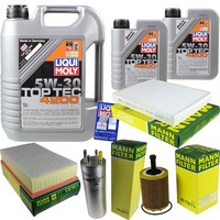 Mann Inspektionspaket 7L Liqui Moly Top Tec 5W-30 FüR VW Transporter V Bus 2.5