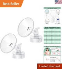 Comfortable and Safe 12mm Breast Pump Shields Compatible with Spectra Models
