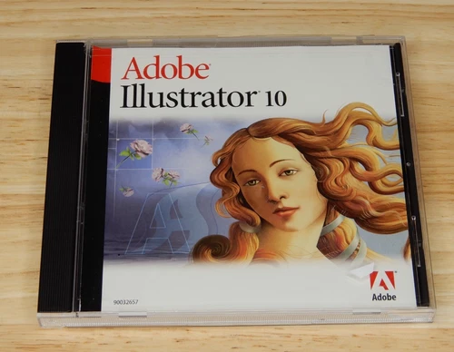 Adobe Illustrator 10 (Windows PC, 2001) Includes Serial Key