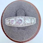 VTG Sterling Silver 925 Cubic Zirconia Prong Set Statement Ring Size 9